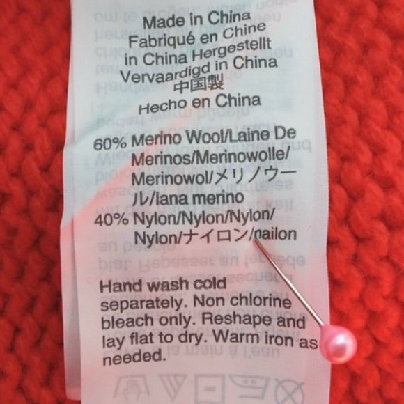 J Crew Womens L Red Fair Isle Wool Blend Red Crew Neck Pullover sweater
Skiing - Picture 7 of 7